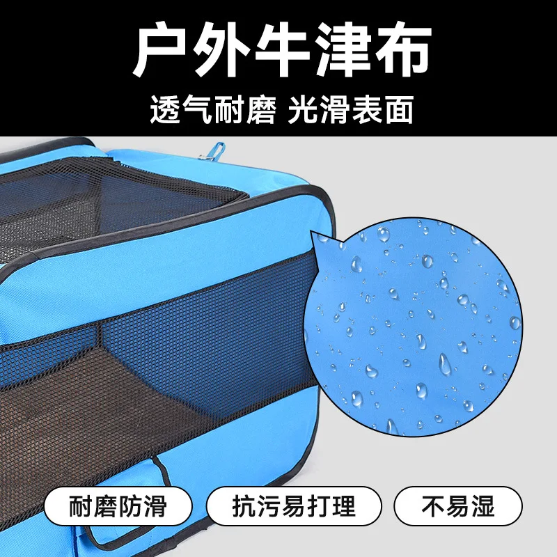 Transportín plegable 2 en 1 para perros: cama y carpa - imagen 4