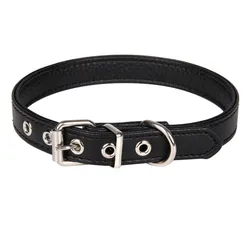 Collar de cuero personalizado para perros y gatos – Ajustable y cómodo
