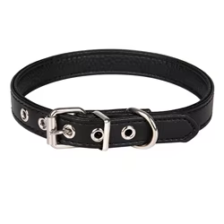 Collar de cuero personalizado para perros y gatos – Ajustable y cómodo