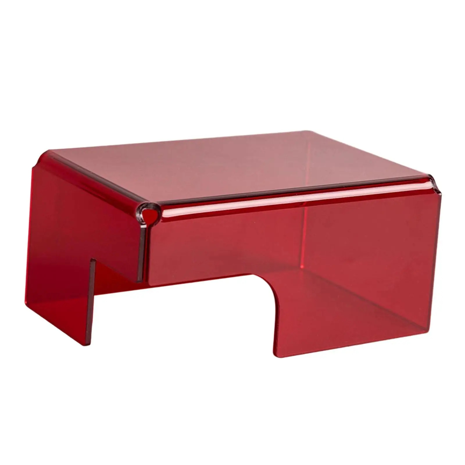 Reptile Hideout, Easy to Clean Red House, Habitat Decor Hide Box for Leopard, Gecko, Rodents, Small Pet, Bearded Dragon