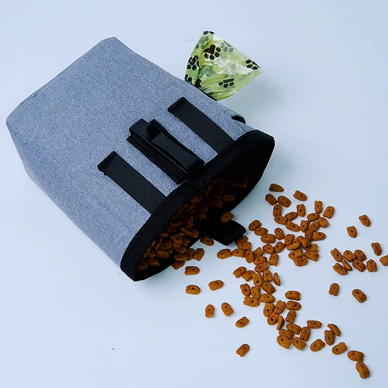 Dog Poop Bag Holder Hands Free Snack Bags Dog Poop Bag Dispenser Waterproof Snack Bags for Puppy Training with Belt Pet Supplies - imagen 4