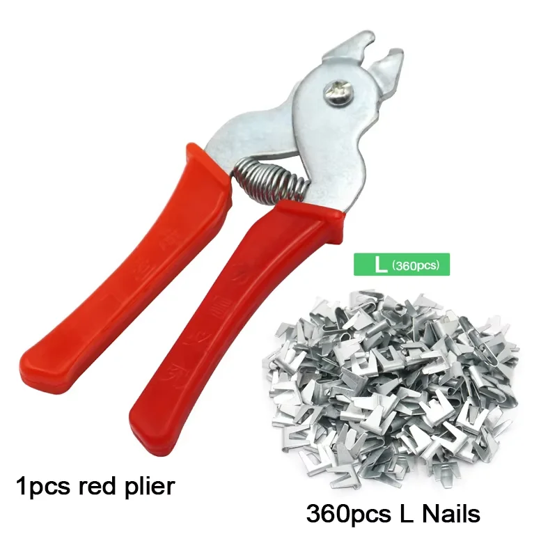 1red 360pcs L nail