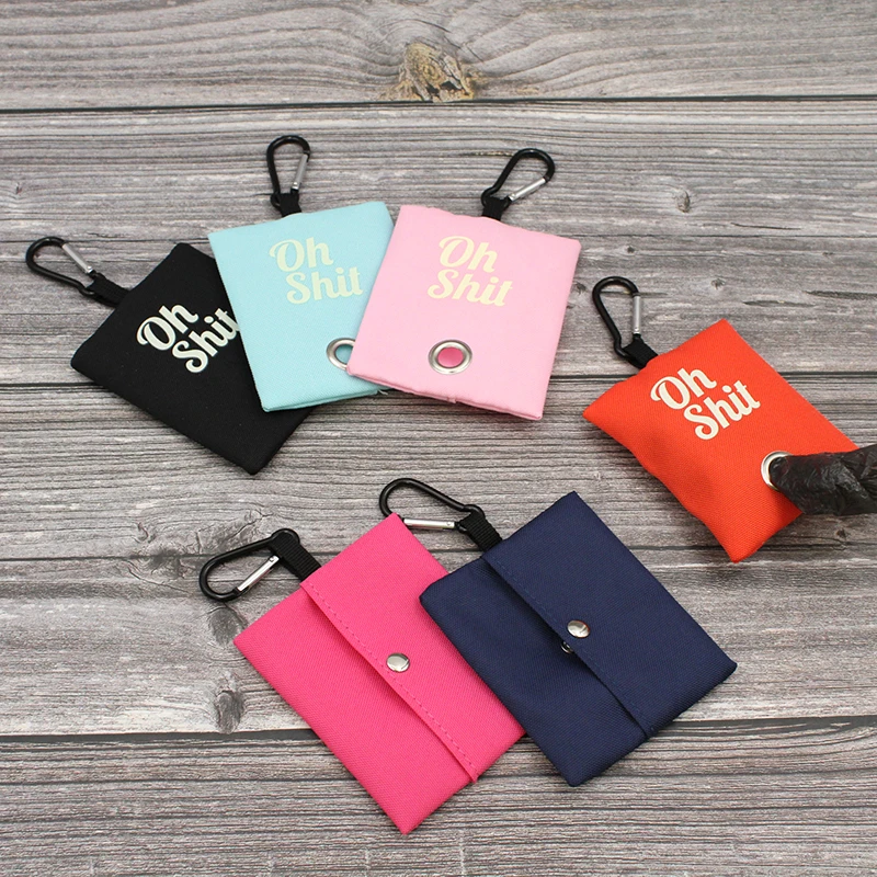 Suministros para mascotas, bolsas de basura de lona, dispensador de bolsas para excrementos, soporte portátil para bolsas de basura para perros, organizador para recoger cachorros y gatos al aire libre - imagen 2