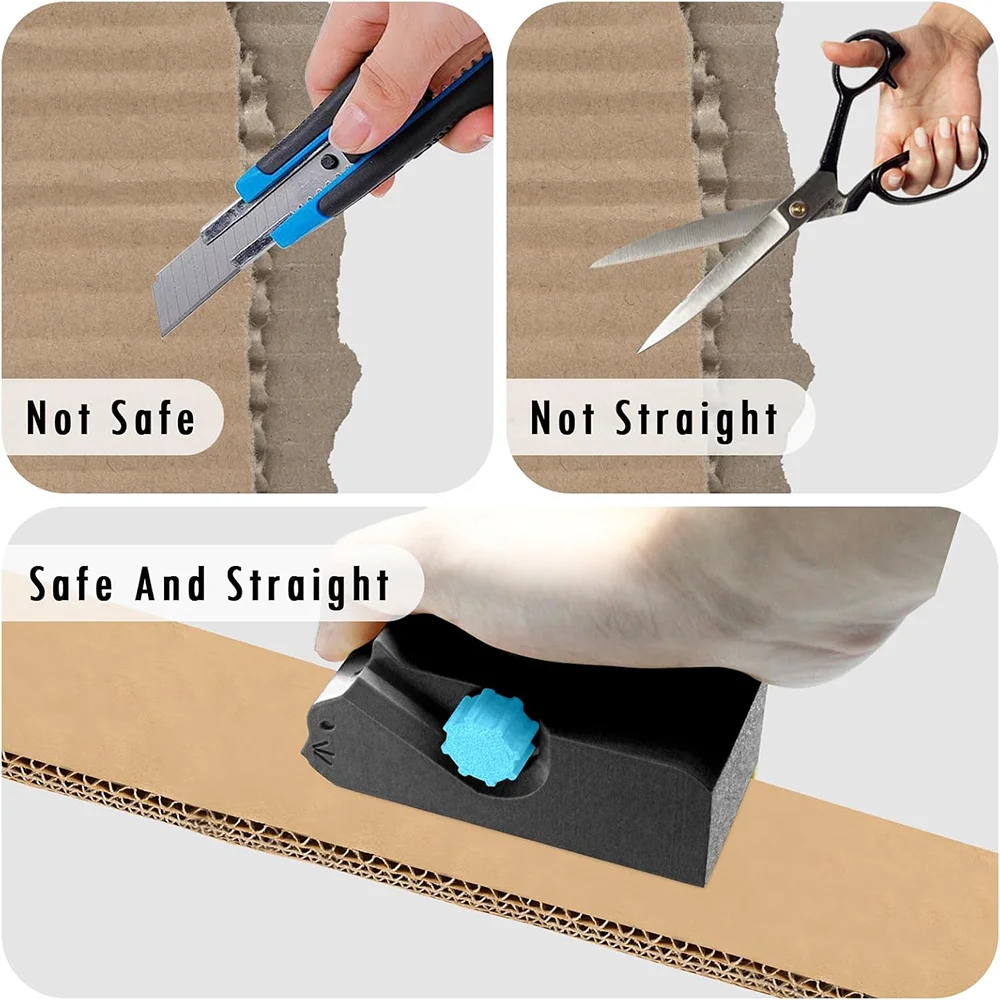 Cortador de cartón para rascar gatos, nido de gato, herramienta de producción Manual DIY, impresión 3D de dibujos animados para cortador de cartón para gatos, accesorios para gatos - imagen 4