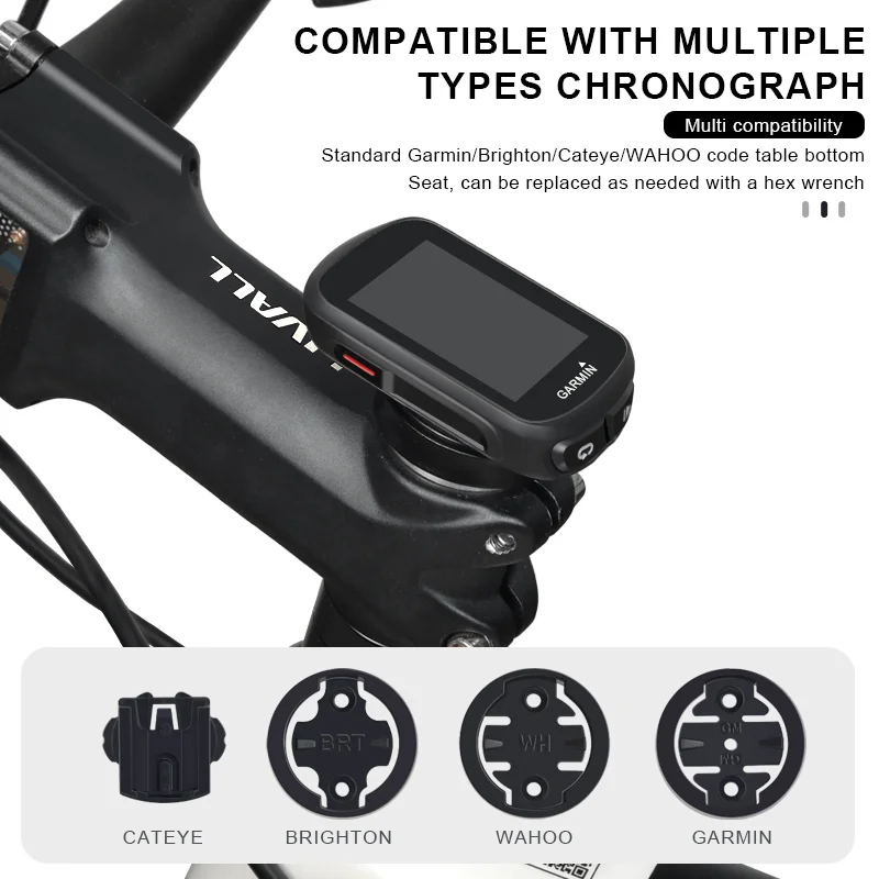 Soporte ciclocomputador GPS Garmin para bicicleta montaña aluminum