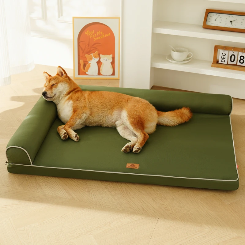 Cama grande impermeable para perros lavable con base antideslizante - imagen 2