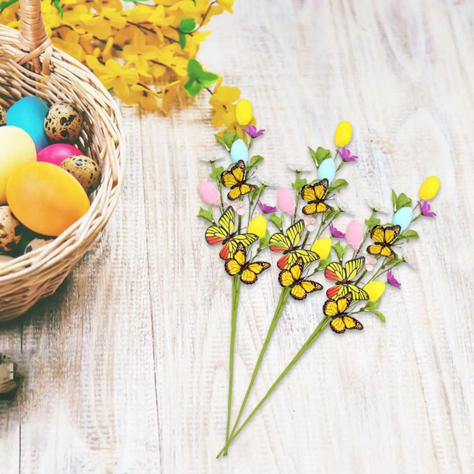 Ramas de flores artificiales para Pascua - Decoración de jarrones - imagen 3