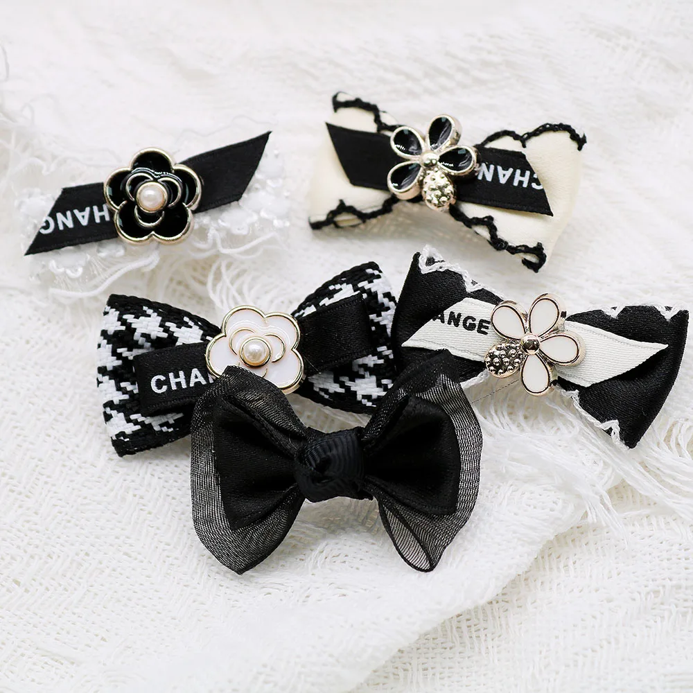 50 Uds. Pinzas para el pelo para perros, exquisitos lazos para perros a la moda, lazo para el cuidado de la boda de princesa, accesorios para el cabello para perros pequeños, vacaciones y cumpleaños - imagen 5