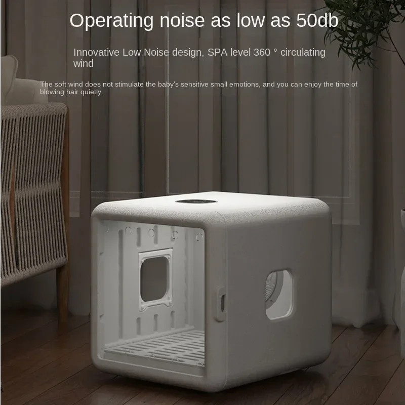 Caja de secado inteligente para mascotas, secadora automática con control de temperatura, esterilización de agua, antifrío, equipo de belleza, gatos y perros - imagen 3