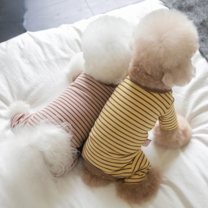 Ropa para perros, mono cálido de invierno de cuatro patas, pantalones de cuatro patas para el hogar, ropa para mascotas, ropa para perros y gatos, ropa para cachorros de peluche - imagen 2
