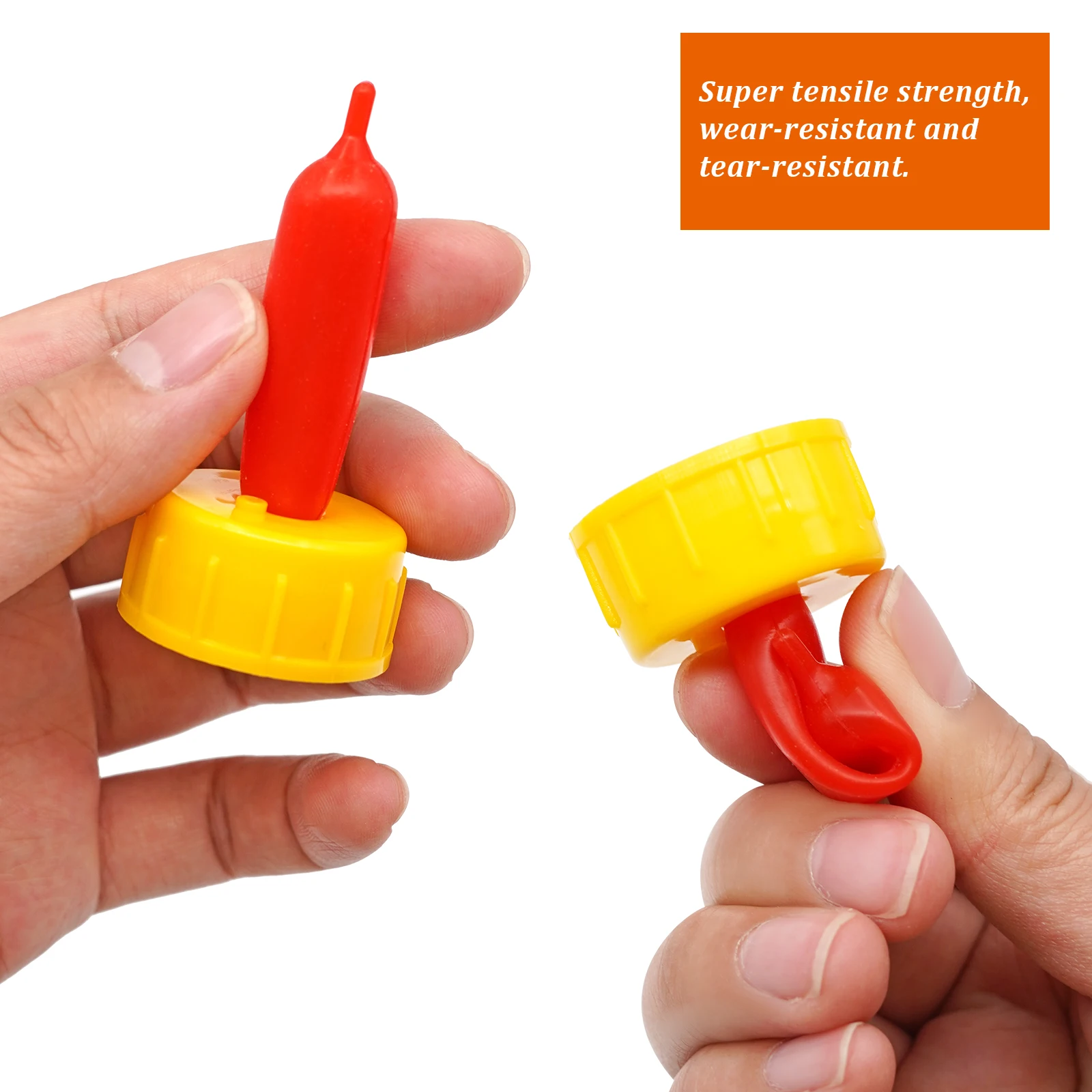 Tetina de plástico para cachorros de cordero, 5 uds., conectar con botella de coque Sprite, bebida de leche, chupete de goma suave, tetina, alimentación, cachorro órfano - imagen 4