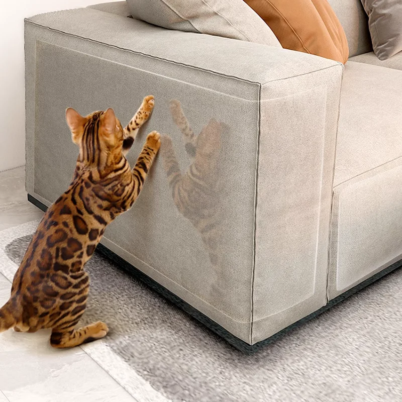 Protector de sofá a prueba de arañazos para gatos, protector de seguridad contra arañazos para muebles, protección esencial para sofá del hogar - imagen 2
