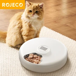 Comedero automático para gatos y perros – Dispensador seco o húmedo