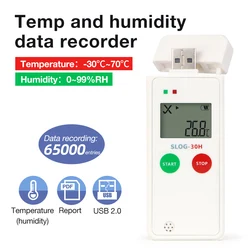Registrador de temperatura y humedad para gatos y perros -30 a 70 C