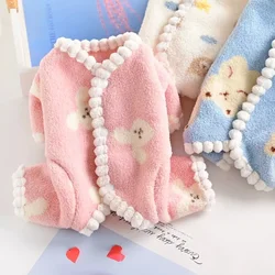 Mono invierno para perros y gatos – Ropa térmica suave