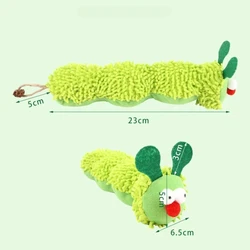 Juguete oruga menta para gatos – Almohada suave resistente a arañazos