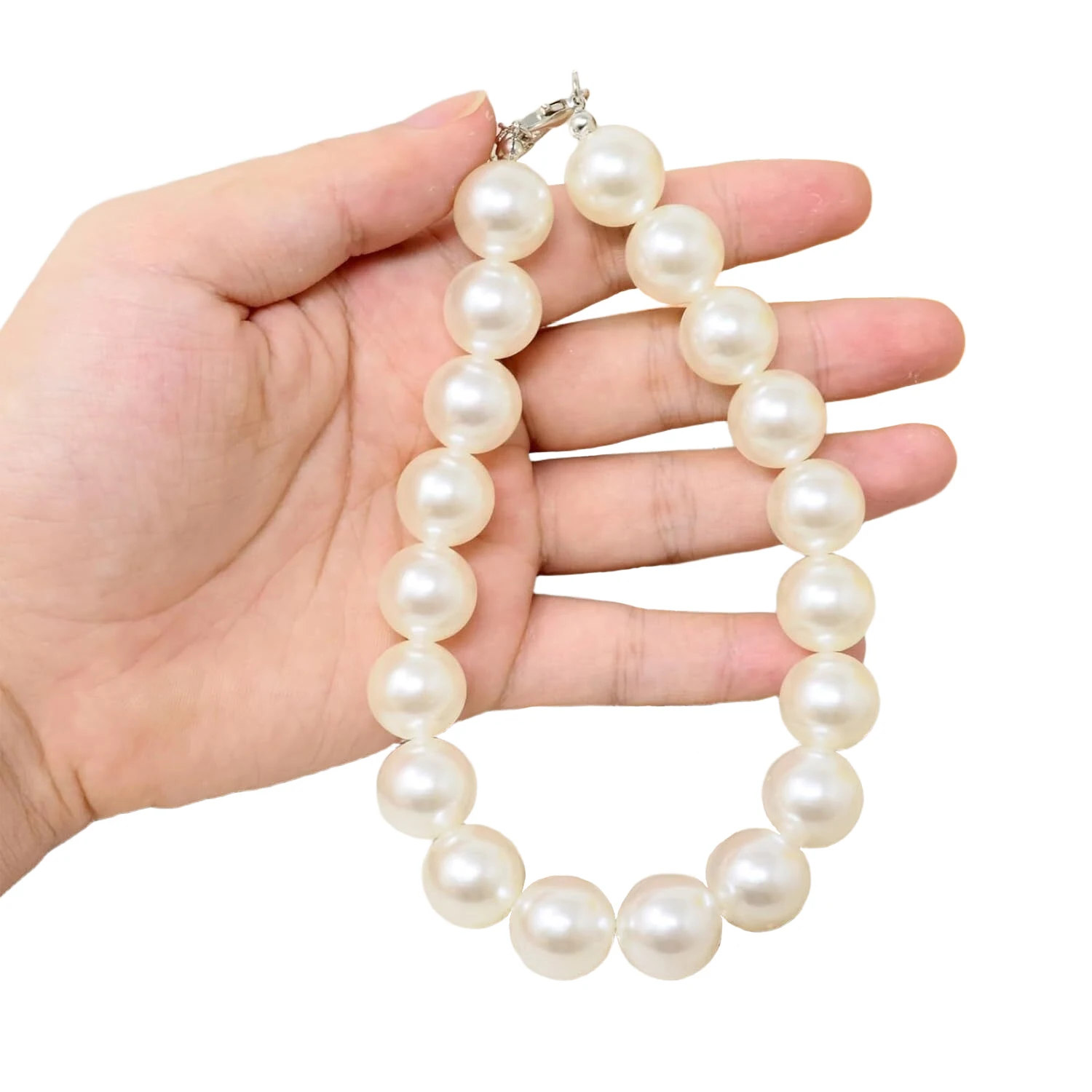 Lindo Collar de perlas de imitación para mascotas, Collar ajustable para perros y gatos, joyería para mascotas, accesorios para Chihuahua, suministros para fotos de mascotas