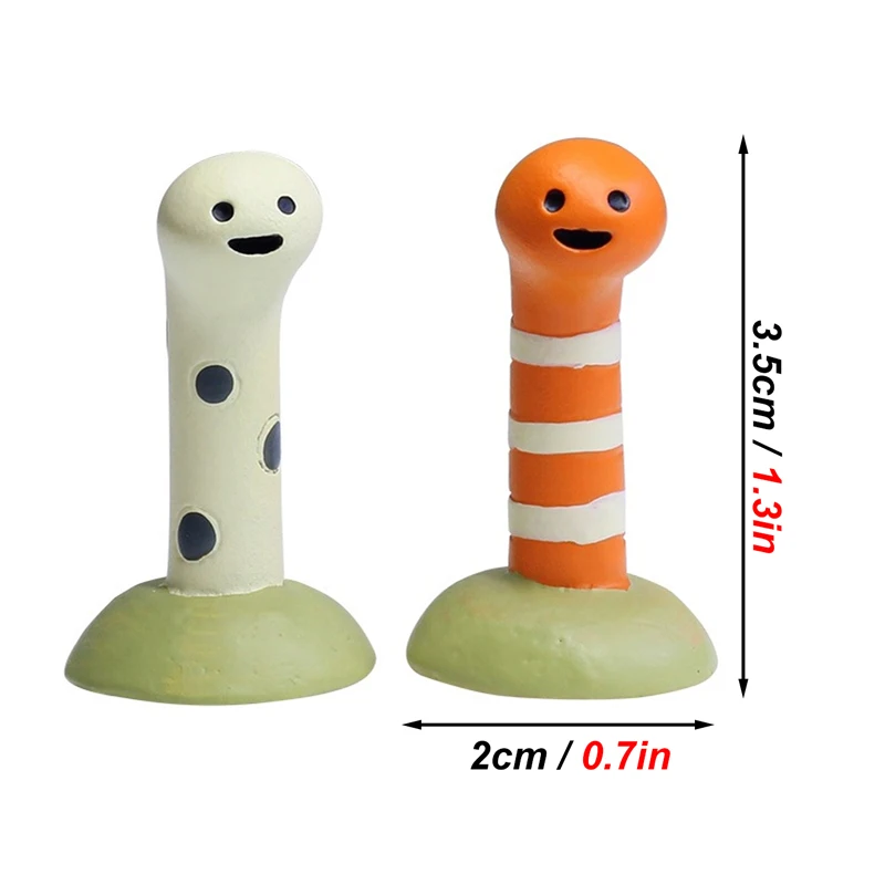 2 unids/set accesorios de decoración de acuario decoración de estantería de animales lindos decoración del hogar ornamento de paisajismo decoración de pecera - imagen 3