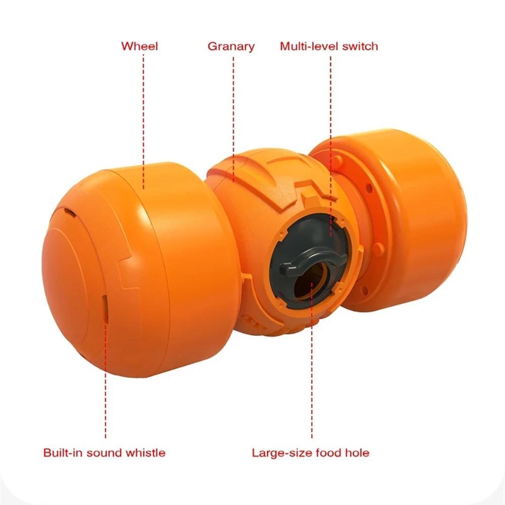 Juguete de alimentador lento para perros grandes, dispensador de comida con fugas ajustable, Bola de polea, Wag Wobble, Chewer, chirriante, Indestructible, suministros - imagen 2