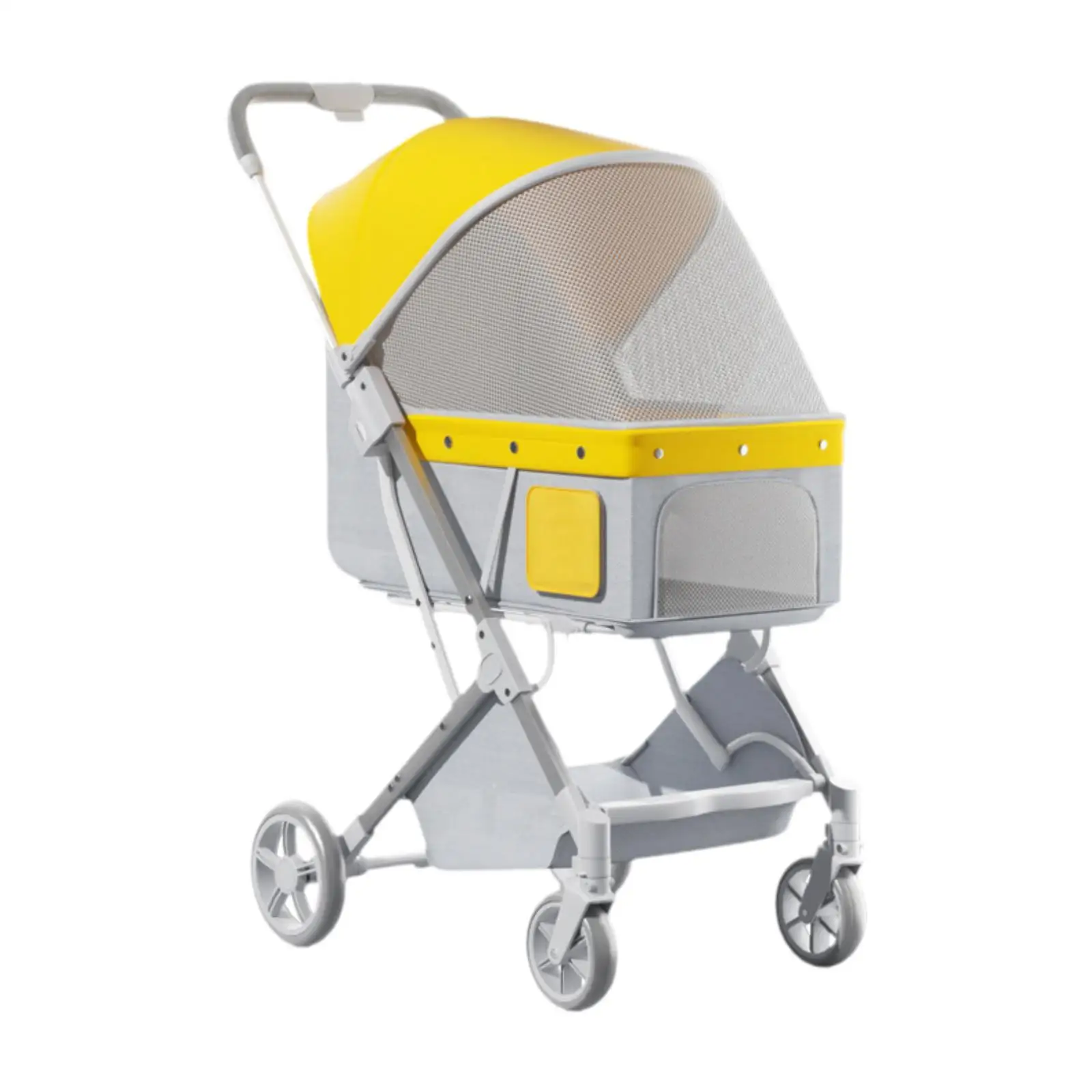 Folding Pet Trolley Dog Carrier Pet Travel Stroller for Small Pet Dogs Cats Folding Pet Trolley Dog Carrier Pet Travel Stroller for Small Pet Dogs Cats