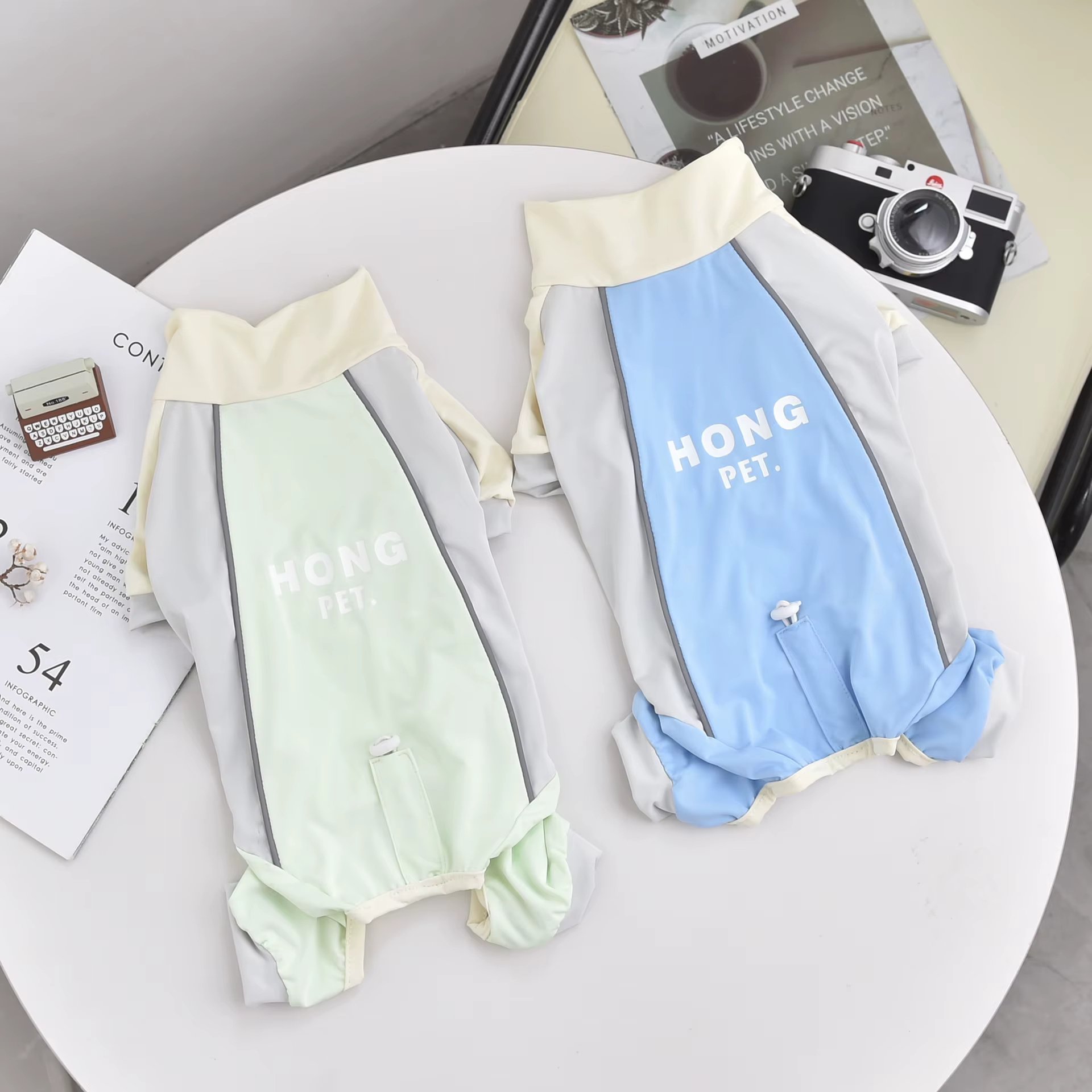 Ropa fresca de verano para perros pequeños – Mono transpirable casual - imagen 2