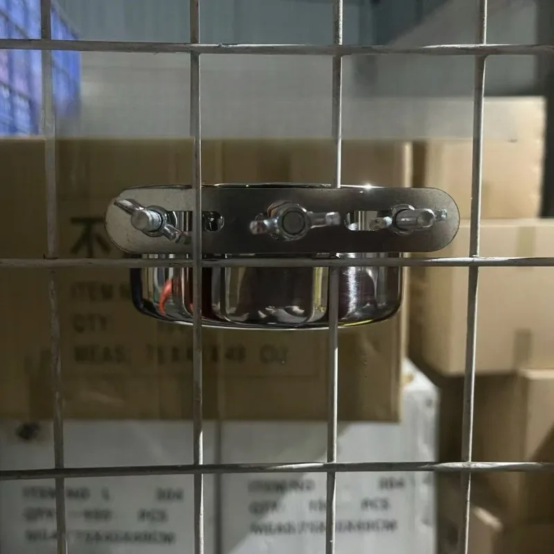 Cuenco de comida de acero inoxidable para mascotas, fácil limpieza, lata gruesa profunda, tornillos fijos, jaula colgante, cuenco de agua antideslizante para mascotas, accesorios de alimentación - imagen 2