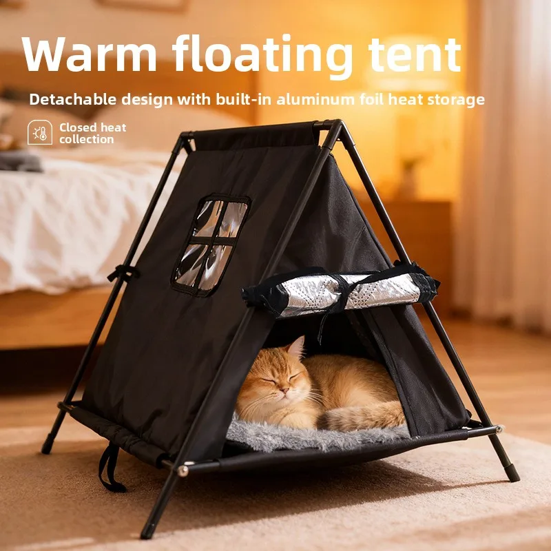 Casa cálida para gatos callejeros – Impermeable y resistente al viento - imagen 5