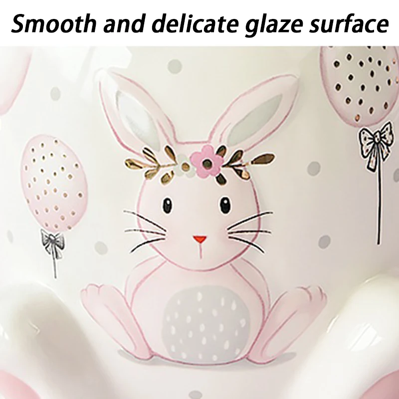 Urna conmemorativa de cremación deceasada para mascotas, recuerdo de cenizas de conejo, urna funeraria de cerámica, tarro de dibujos animados, caja de cenizas, productos para cachorros y gatos - imagen 5