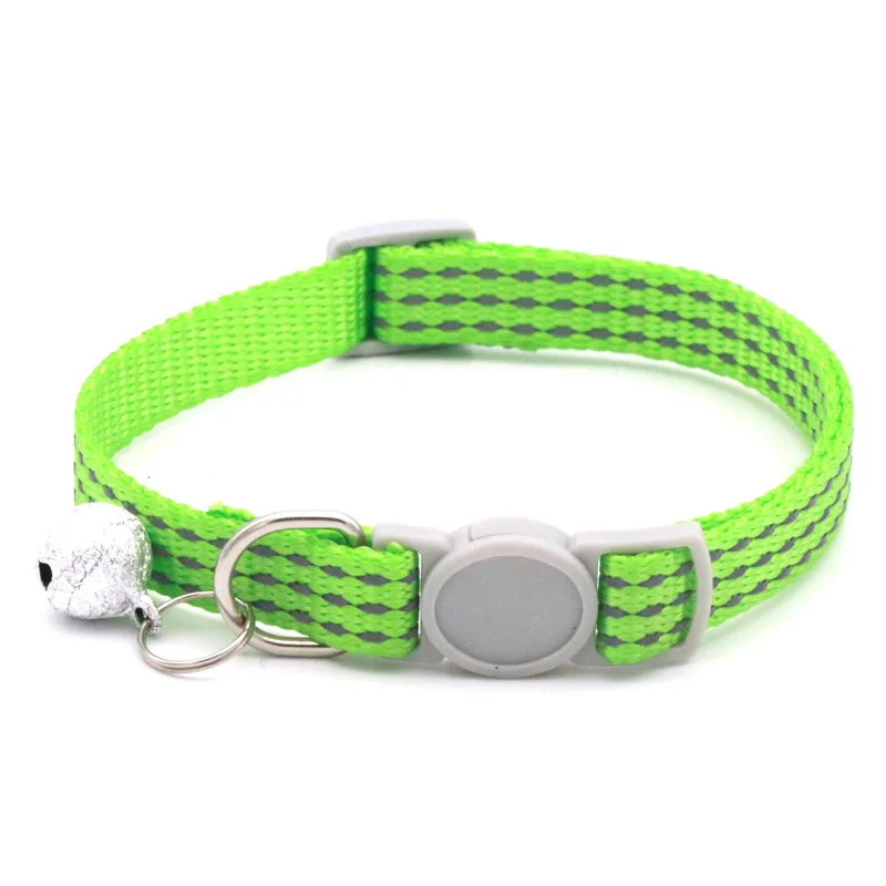 Collar reflectante de tres cables para mascotas, hebilla de seguridad, accesorios coloridos para gatos y perros - imagen 2
