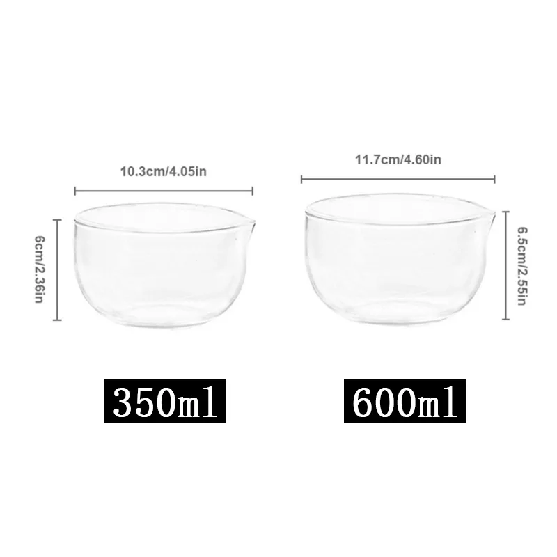Cuenco de vidrio resistente al horno, huevos y yogur – 350 ml - imagen 2