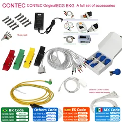 ECG para gatos y perros: juego de cables y electrodos
