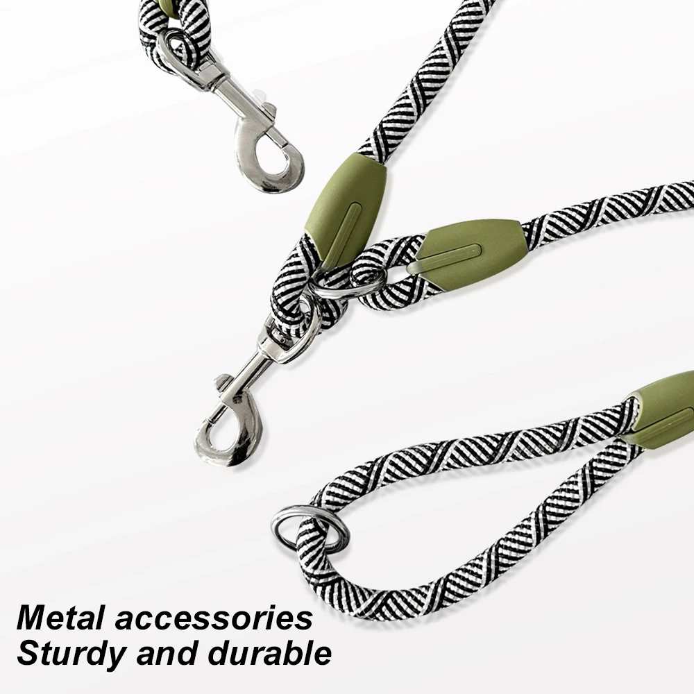 Correas de nailon reflectantes S/M/L, cadena para perros de compañía, cables de cuerda de tracción para correr, cadena de cuerda de manos libres para perros pequeños y grandes que caminan - imagen 3