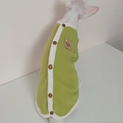 Jersey térmico para gato Sphynx sin pelo – Con botones