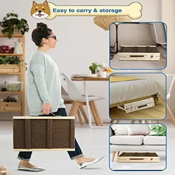 Rampa plegable para perros – Altura ajustable para cama o sofá