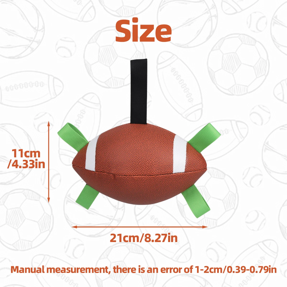 Un juguete de fútbol para perros para Border Collies, un juguete de adiestramiento al aire libre autodecutor, una pelota interactiva para aliviar el estrés para med - imagen 2