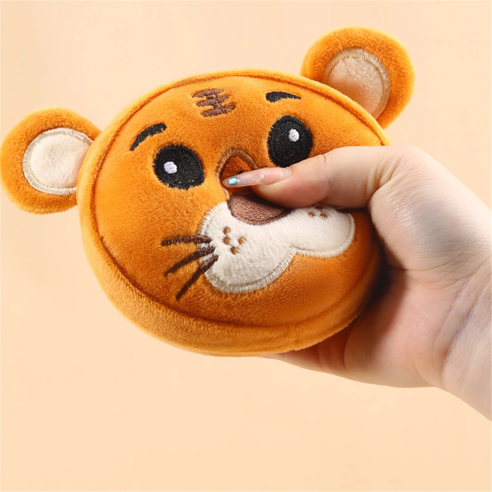 Pelota de peluche para perro, juguetes chirriantes con forma de Animal, cachorro, Chihuahua, juguete interactivo para masticar, divertido, resistente a las mordeduras, suministro de accesorios para mascotas - imagen 3
