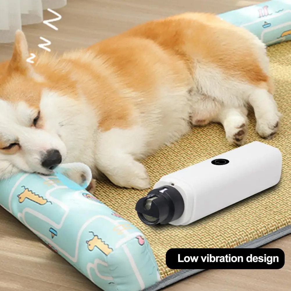 Amoladora de uñas para perros, potente y silenciosa, velocidad ajustable, baja vibración, fácil afilado rápido de patas, eléctrica, para gatos y perros - imagen 5