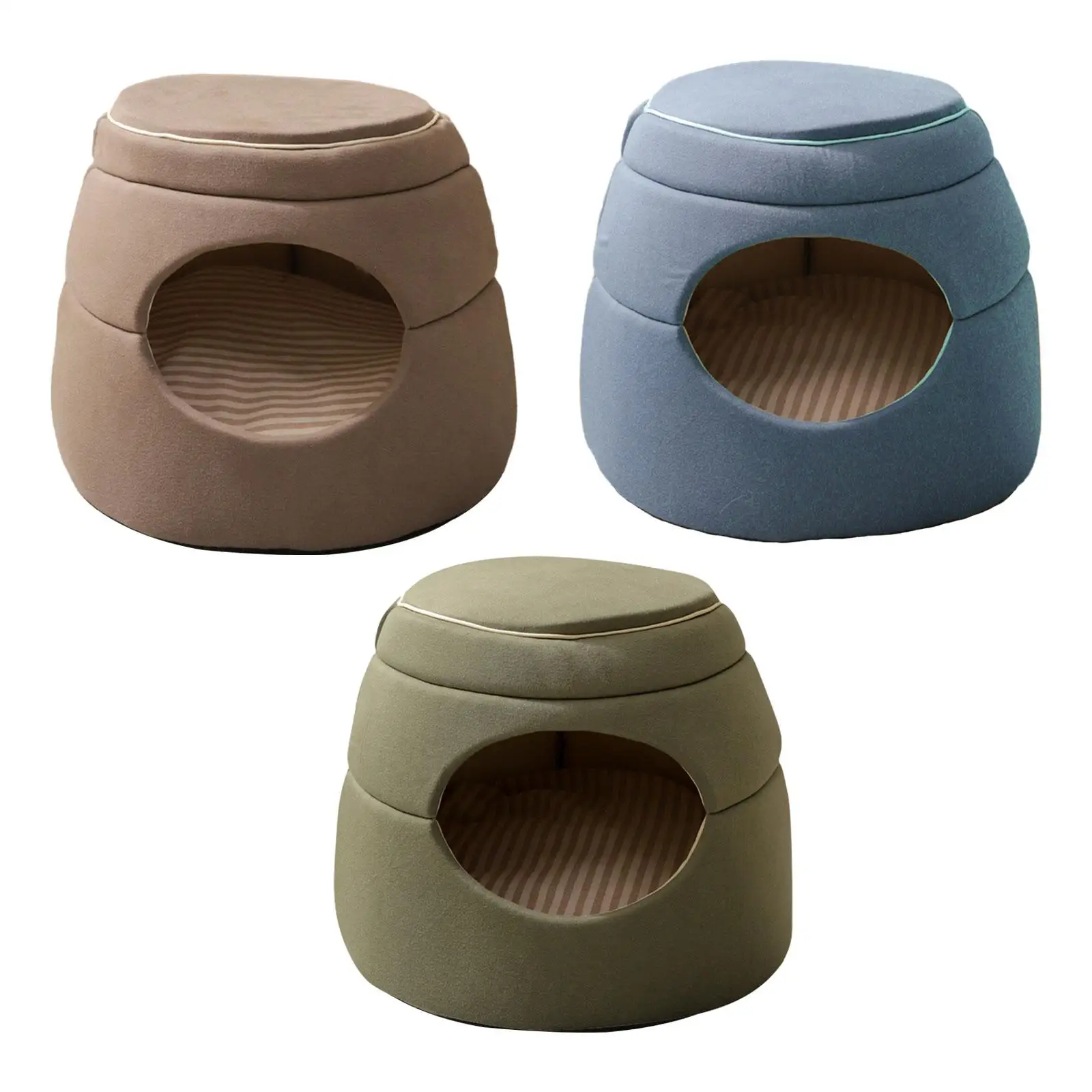 Cat Bed Cozy Multipurpose Self Warming Cave Pet Supplies Kennel Dog Beds Semi Cat Bed Cozy Multipurpose Self Warming Cave Pet Supplies Kennel Dog Beds Semi