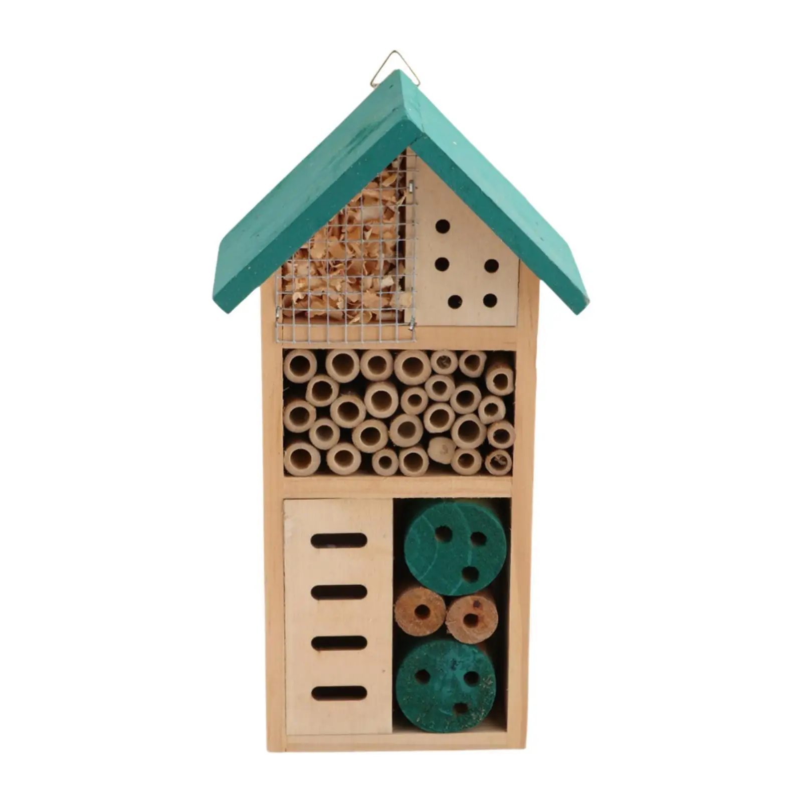 Bee Hotel Ladybugs Educational Tool Bees Yard Garden Nest Box Insect Habitat