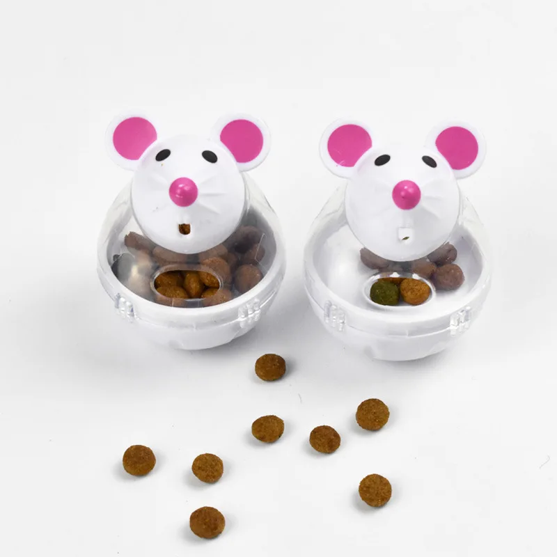 Juguete dispensador comida gato forma ratón - entretenimiento y ejercicio - imagen 3