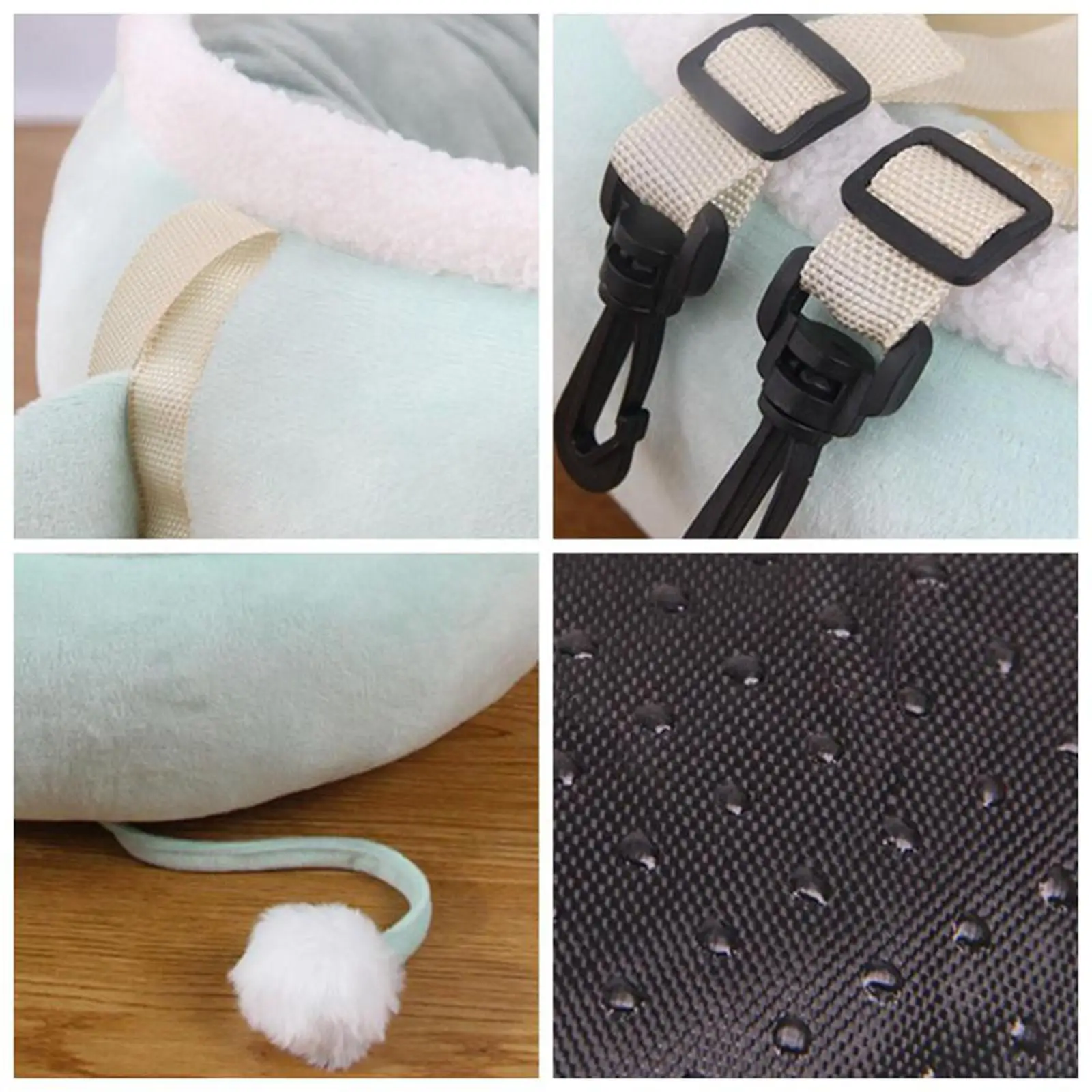 Cat Hammock Kitty Bed Pet Supplies Plush Soft Portable Pet Cage Hammock Cat