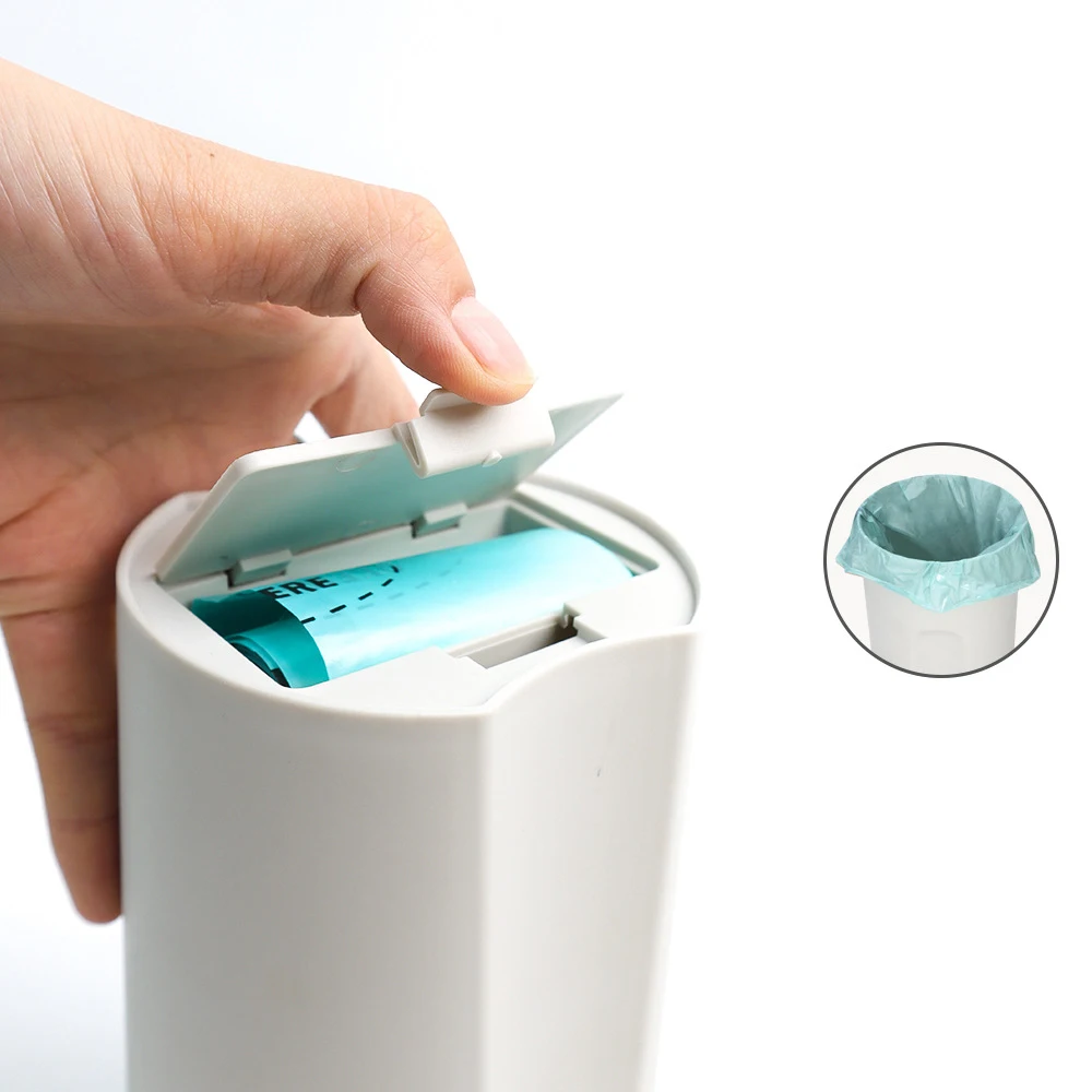 Pala de arena para gatos con bolsas de basura, cuchara de arena para gatos autolimpiante, caja de arena portátil para gatos, herramienta de limpieza, suministros para gatos - imagen 4