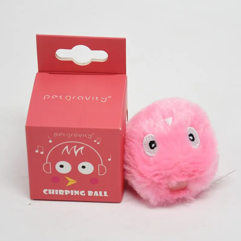 Pelota interactiva con catnip para gatos – Juguete automático sonoro - imagen 2