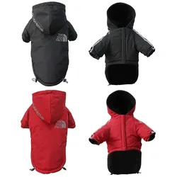 Chaqueta reflectante con capucha impermeable para perros