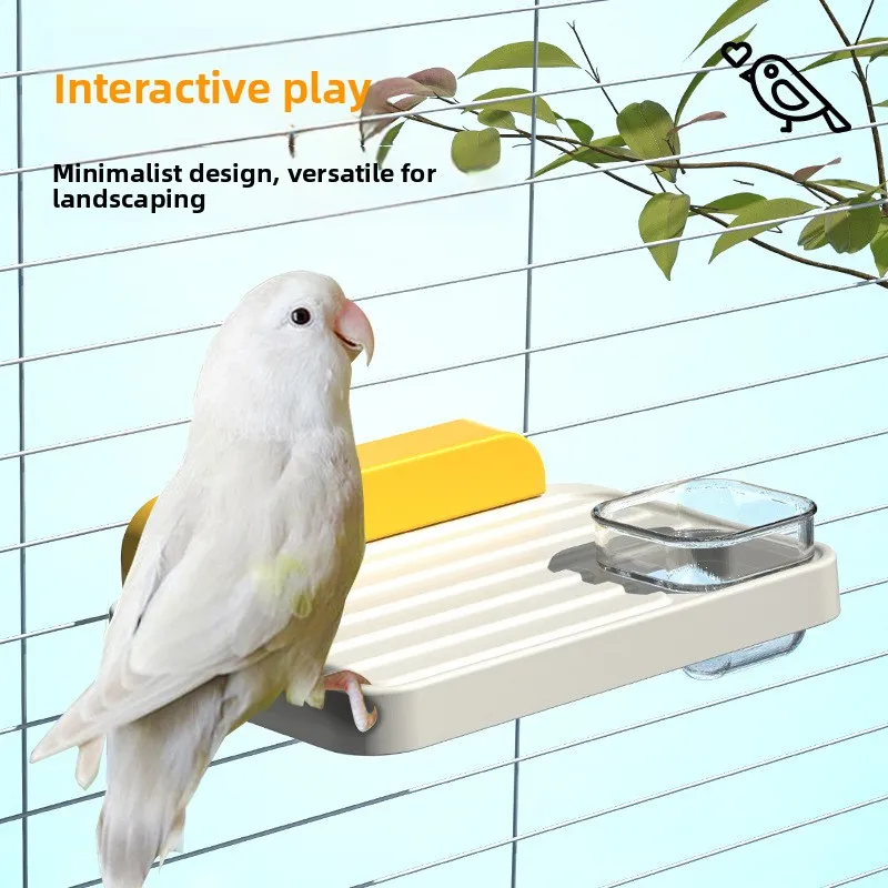 Accesorios para aves: plataformas colgantes para jaula y palomas