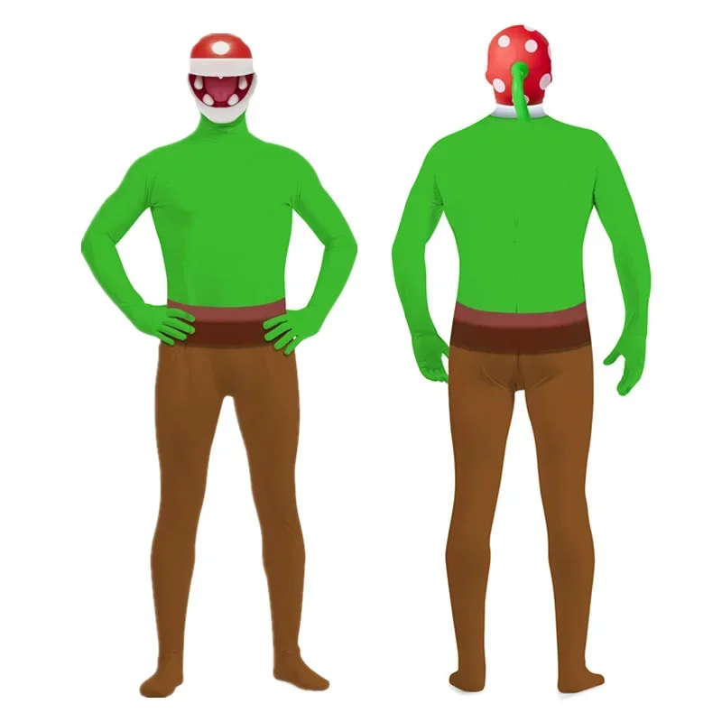 Disfraz de Super Marios Bros Yoshi, disfraz de Anime Bowser, juego de rol de Halloween, mono ajustado, disfraz de Carnaval para hombres y mujeres, traje de fiesta - imagen 4