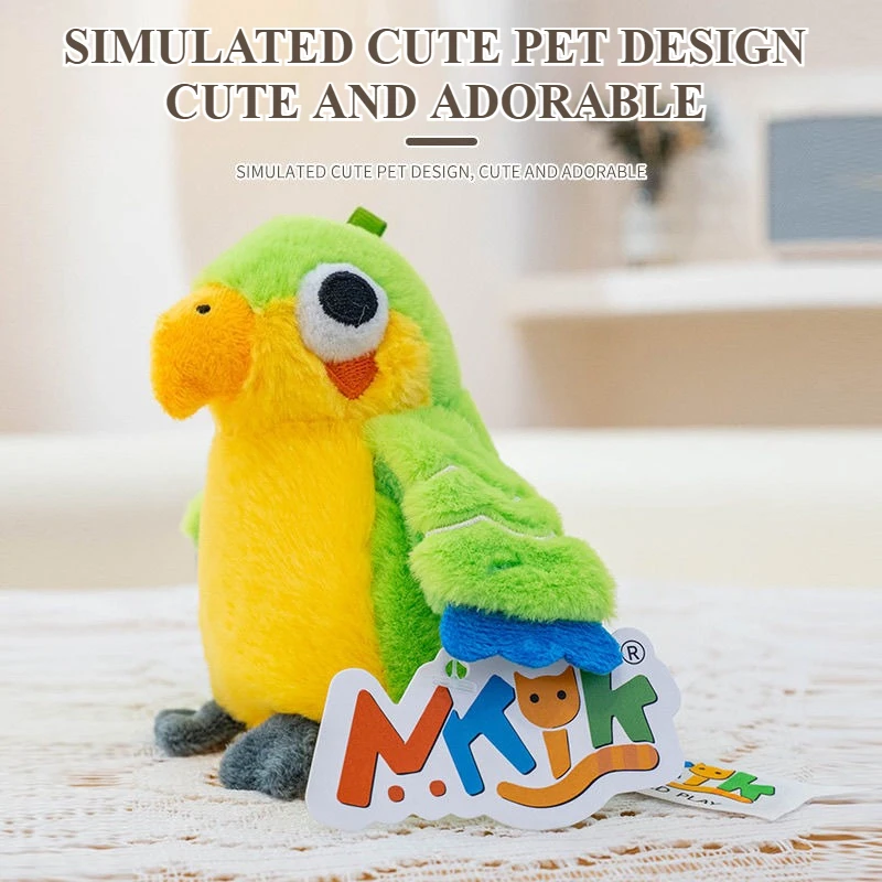 Juguete interactivo para gatos, pájaro volador, juguetes para mascotas, pájaros rellenos recargables, juguete de animales de peluche para gatos de interior - imagen 5