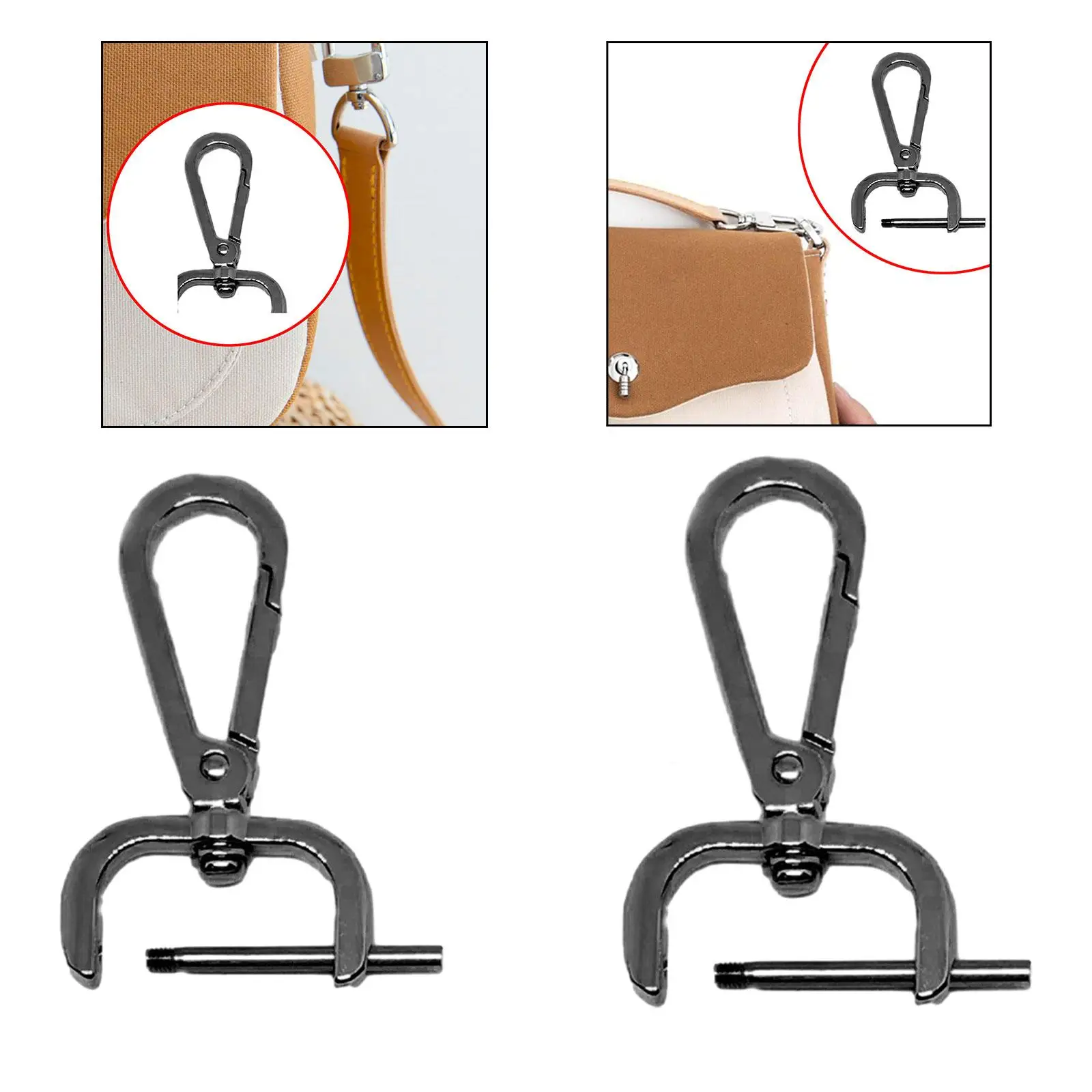 Detachable Snap Hook Swivel Clasp Sturdy Stylish Replacement Heavy Duty Practical Swivel Snap Hook Purses Clasp Backpack Buckle Detachable Snap Hook Swivel Clasp Sturdy Stylish Replacement Heavy Duty Practical Swivel Snap Hook Purses Clasp Backpack Buckle