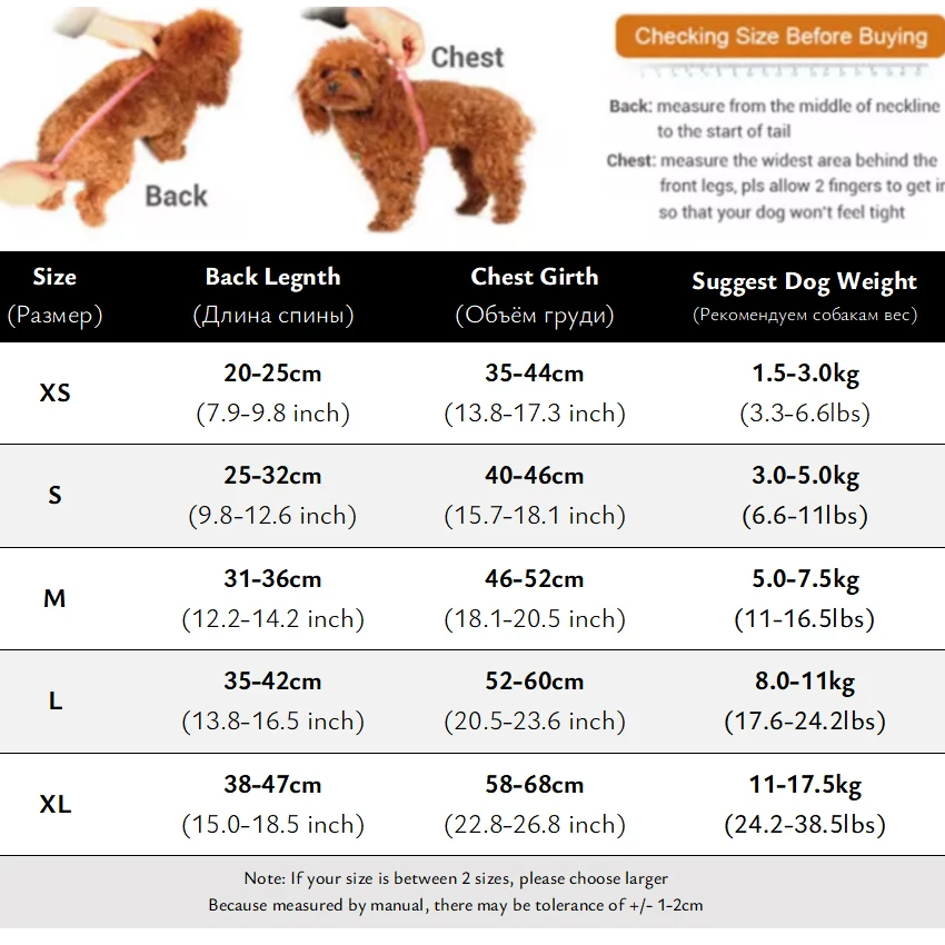 Pijama térmica de forro polar para perros pequeños – Ropa de invierno - imagen 2