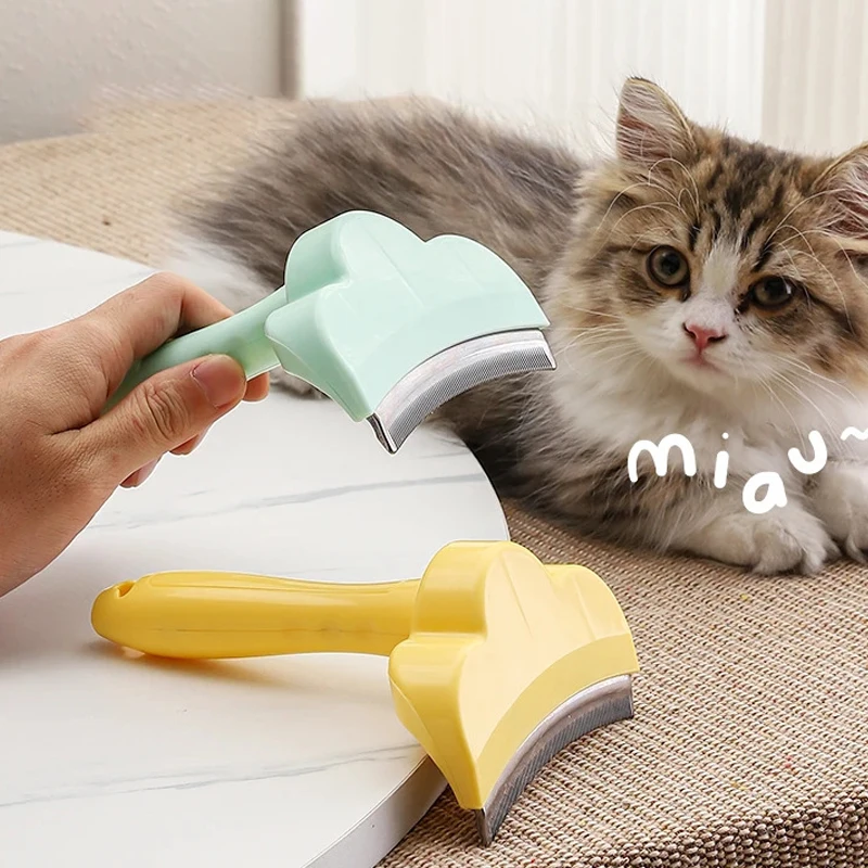 Peine desenredante curvo para perros y gatos – Quita pelo y nudos - imagen 2
